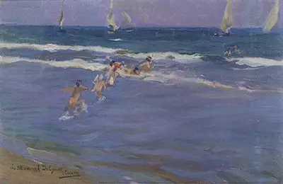 Children in the Sea Joaquin Sorolla
